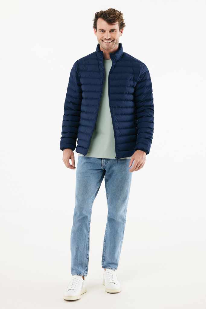 Maiko men recycled polyester padded jacket, navy