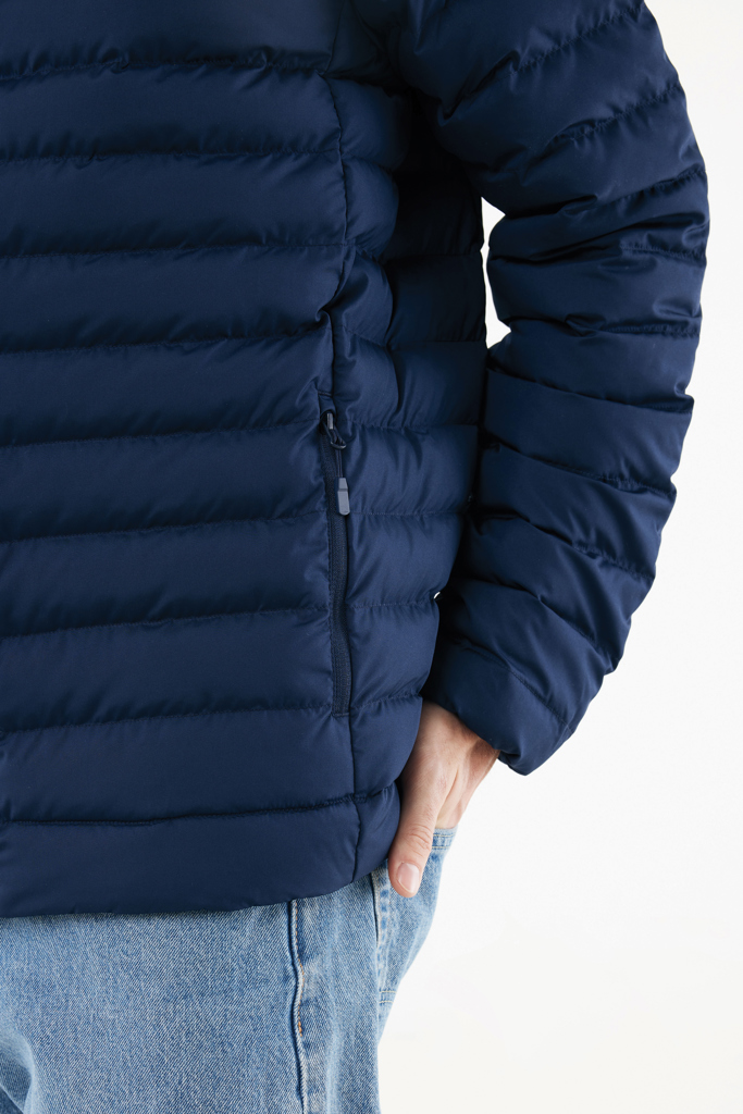 Maiko men recycled polyester padded jacket, navy