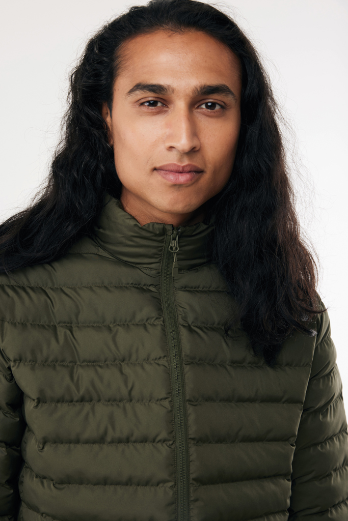 Maiko men recycled polyester padded jacket, khaki