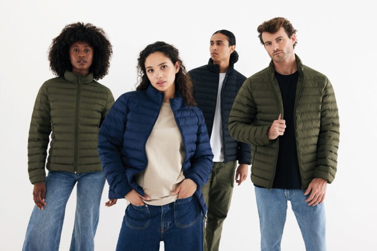 Maiko men recycled polyester padded jacket, khaki