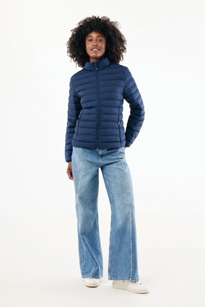 Maiko women recycled polyester padded jacket, navy