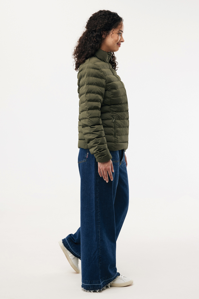 Maiko women recycled polyester padded jacket, khaki