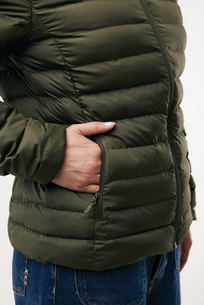 Maiko women recycled polyester padded jacket, khaki