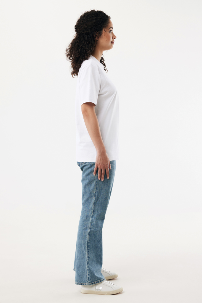 Nikko heavyweight recycled cotton t-shirt, recycled white