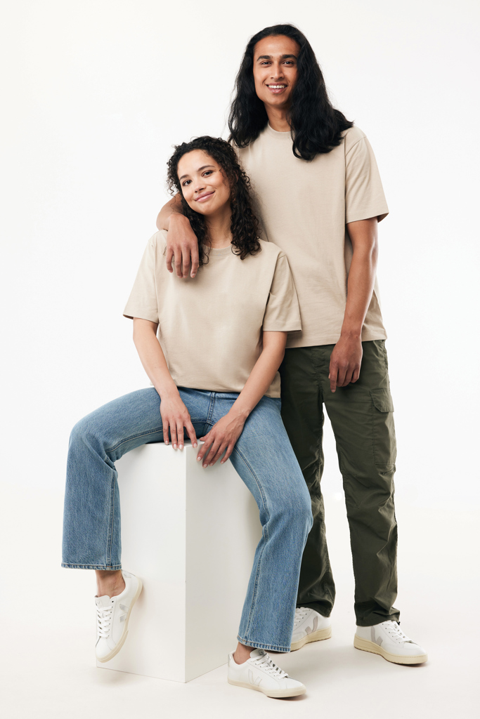 Nikko heavyweight recycled cotton t-shirt, desert