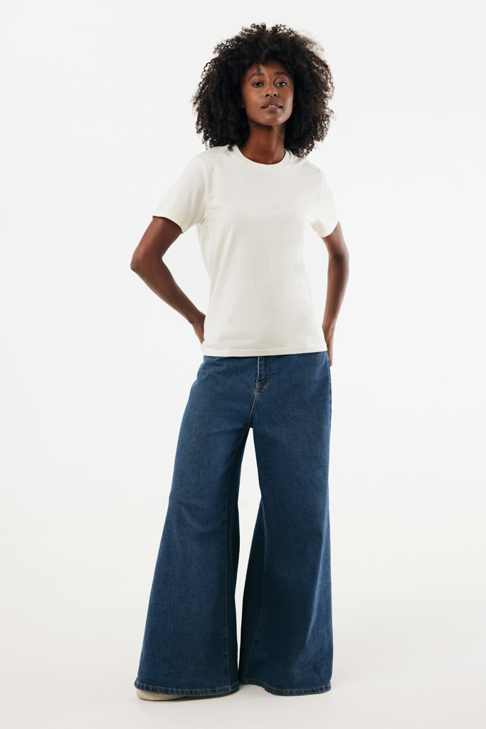 Nikko heavyweight recycled cotton t-shirt, natural raw