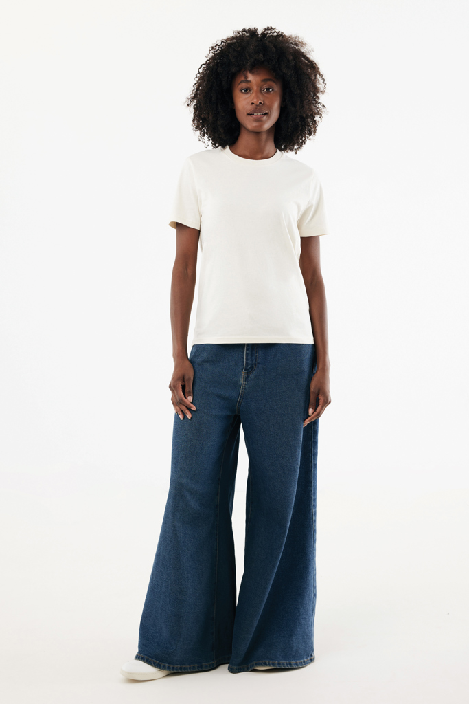 Nikko heavyweight recycled cotton t-shirt, natural raw