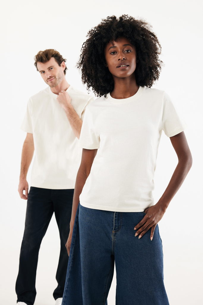 Nikko heavyweight recycled cotton t-shirt, natural raw