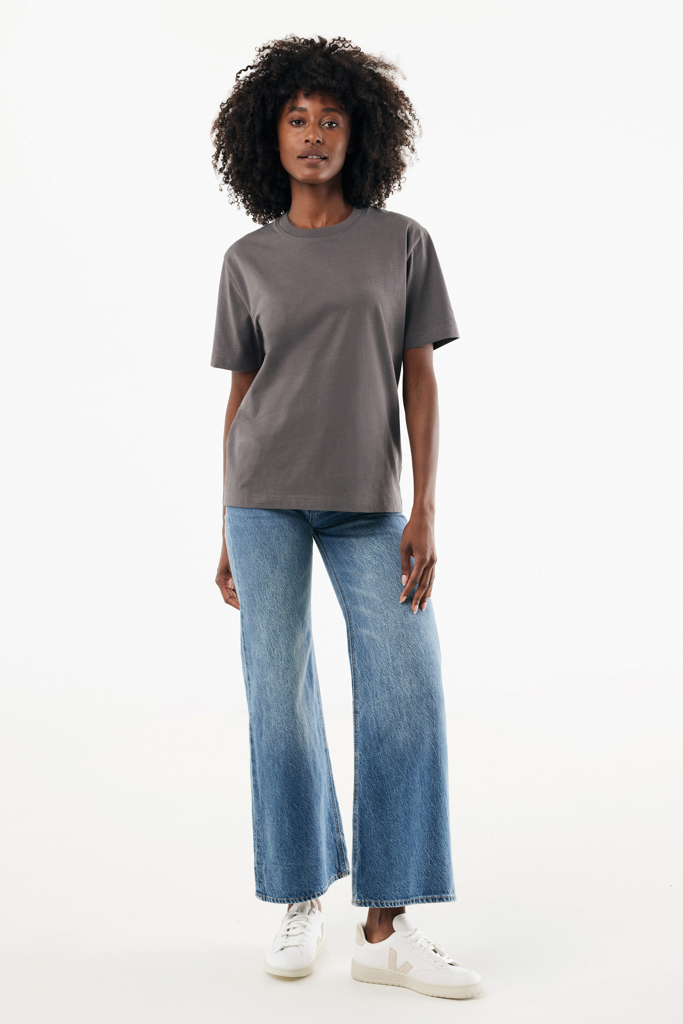 Nikko heavyweight recycled cotton t-shirt, anthracite