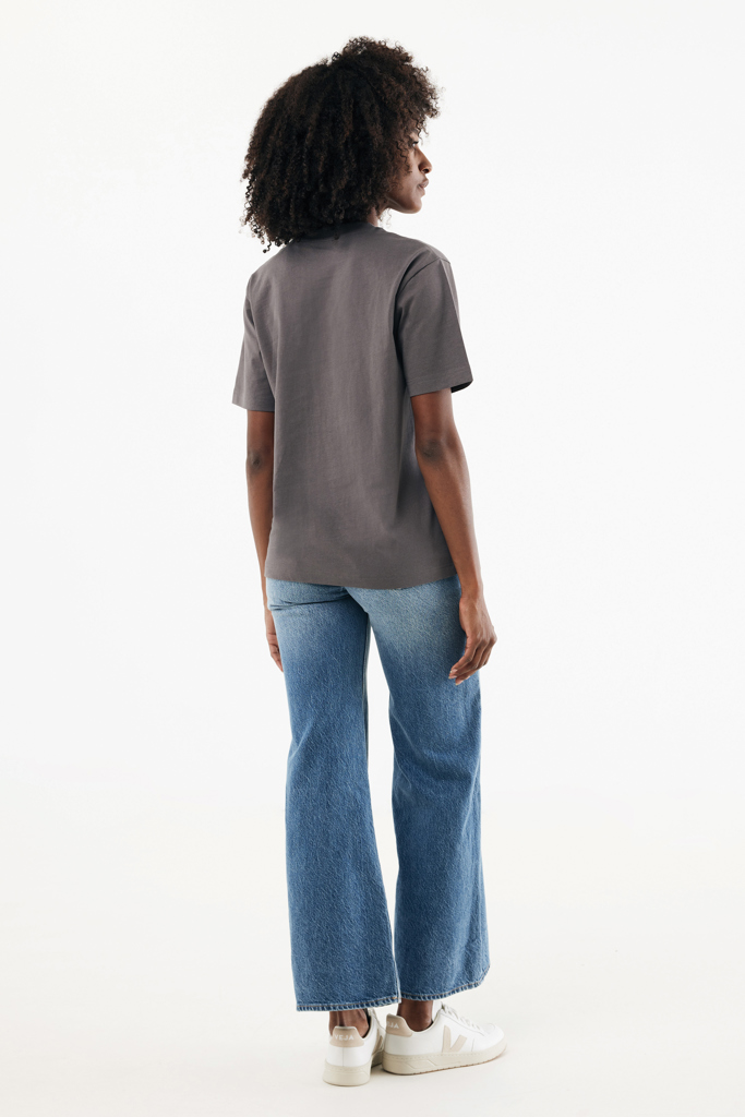 Nikko heavyweight recycled cotton t-shirt, anthracite