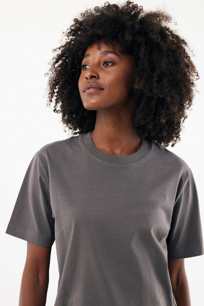 Nikko heavyweight recycled cotton t-shirt, anthracite