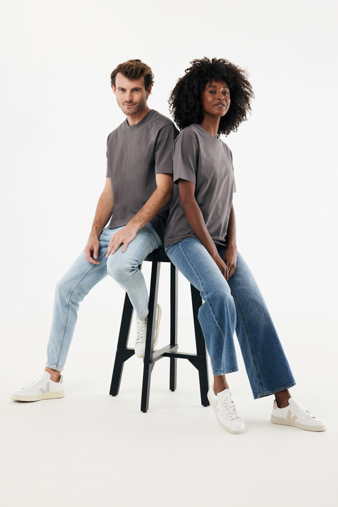 Nikko heavyweight recycled cotton t-shirt, anthracite