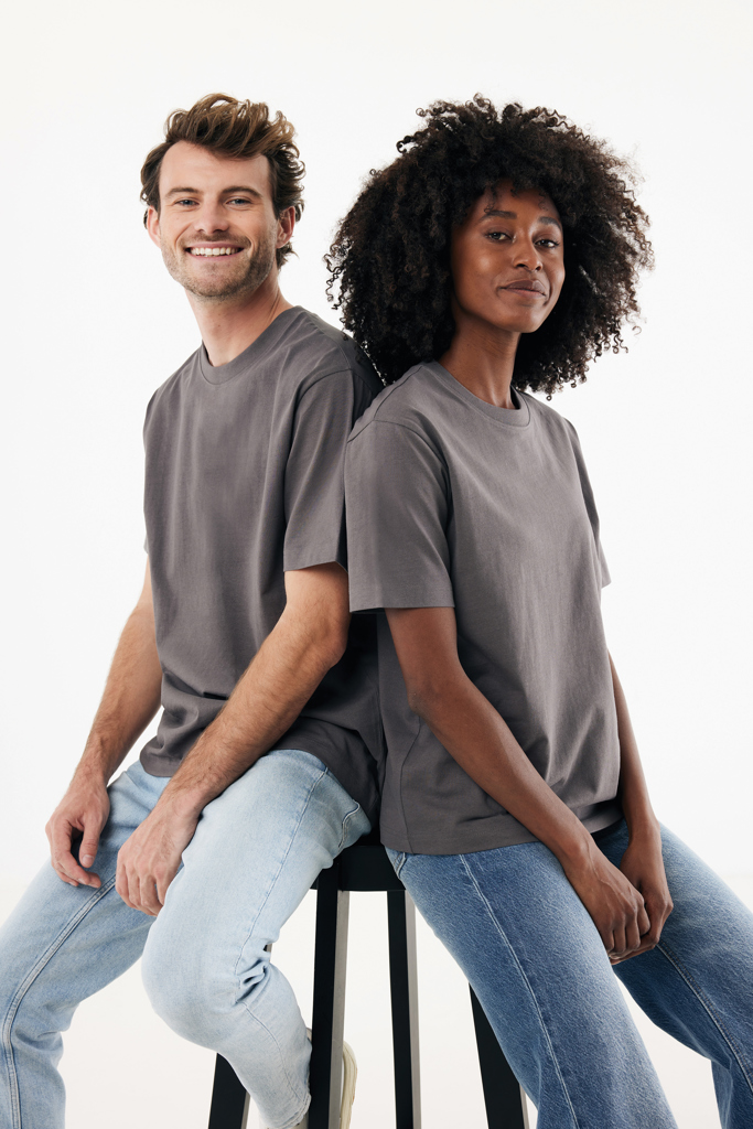 Nikko heavyweight recycled cotton t-shirt, anthracite