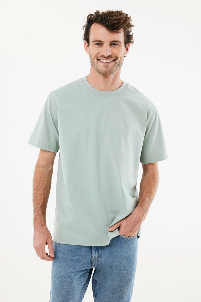 Nikko heavyweight recycled cotton t-shirt, iceberg green