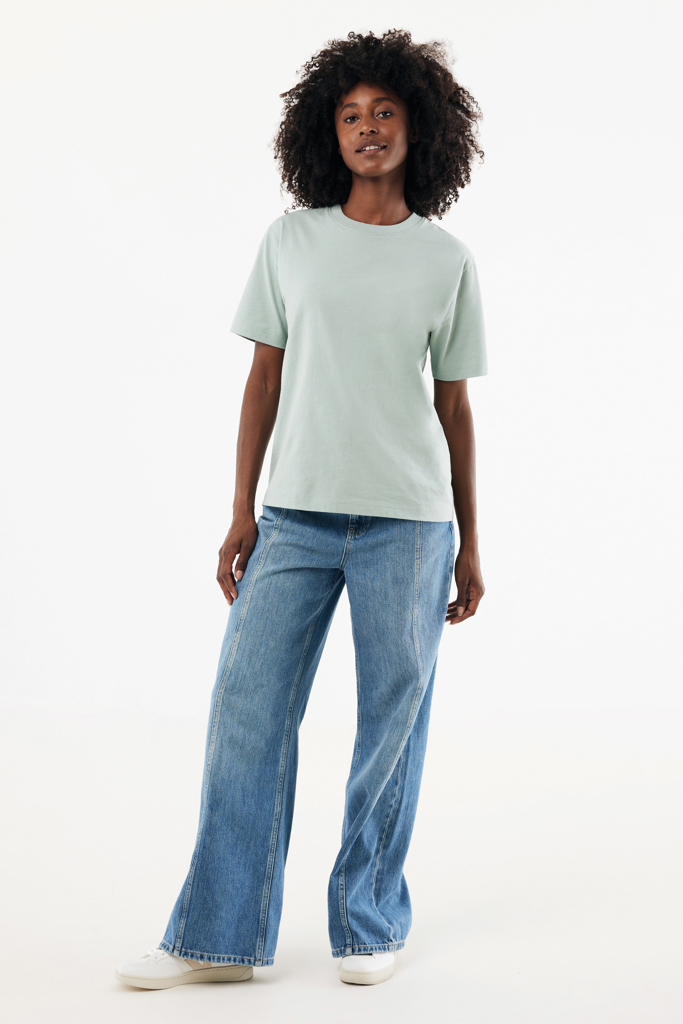 Nikko heavyweight recycled cotton t-shirt, iceberg green