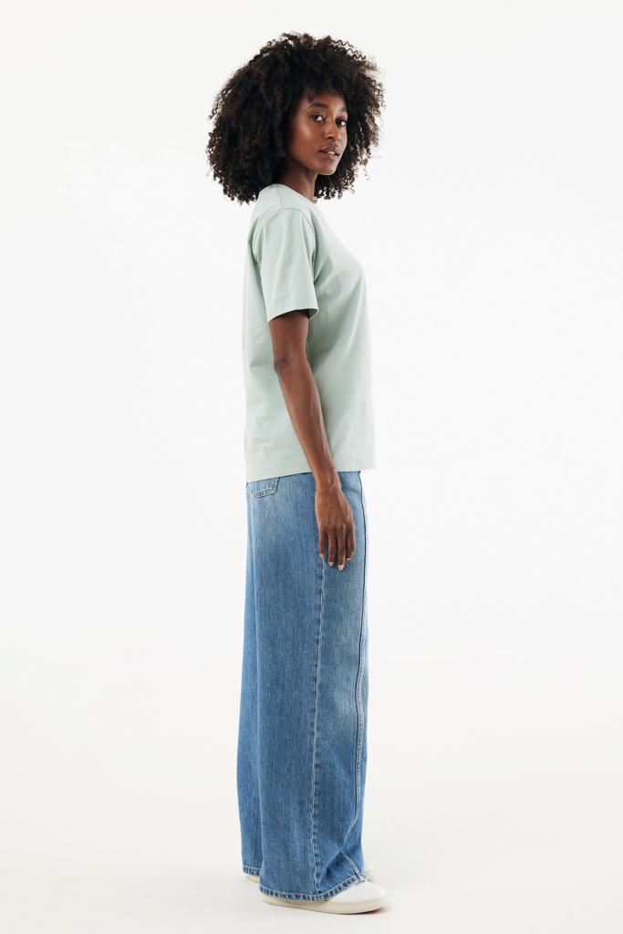 Nikko heavyweight recycled cotton t-shirt, iceberg green