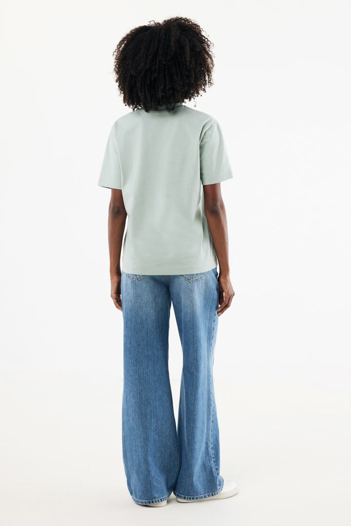 Nikko heavyweight recycled cotton t-shirt, iceberg green