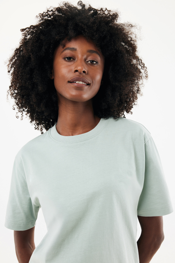 Nikko heavyweight recycled cotton t-shirt, iceberg green