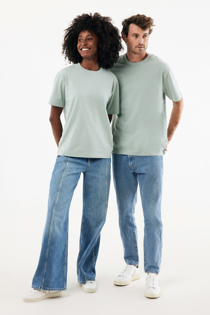 Nikko heavyweight recycled cotton t-shirt, iceberg green