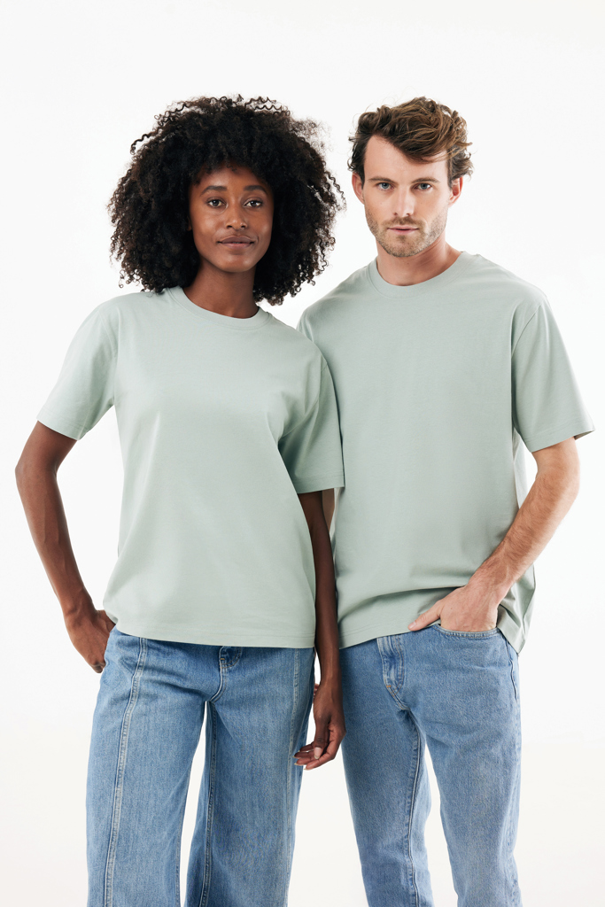 Nikko heavyweight recycled cotton t-shirt, iceberg green