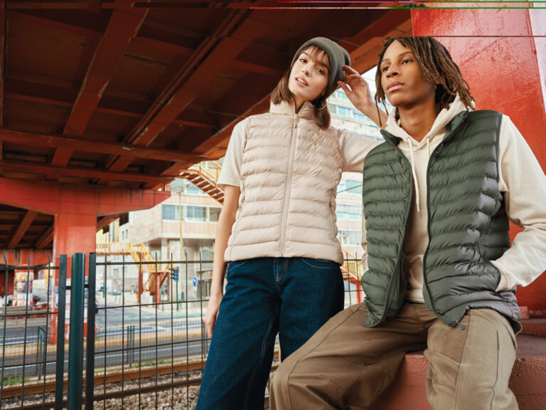 Gilet da donna Meru in rPET, beige