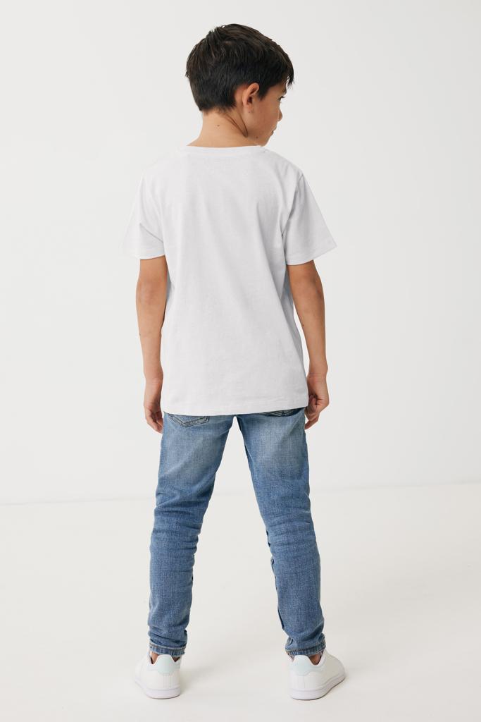 Koli kids lightweight recycled cotton t-shirt, recycled whit