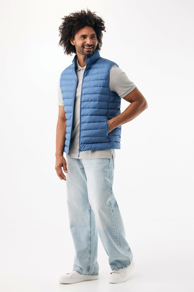 Meru Herren Bodywarmer aus recyceltem Polyester, moon blue