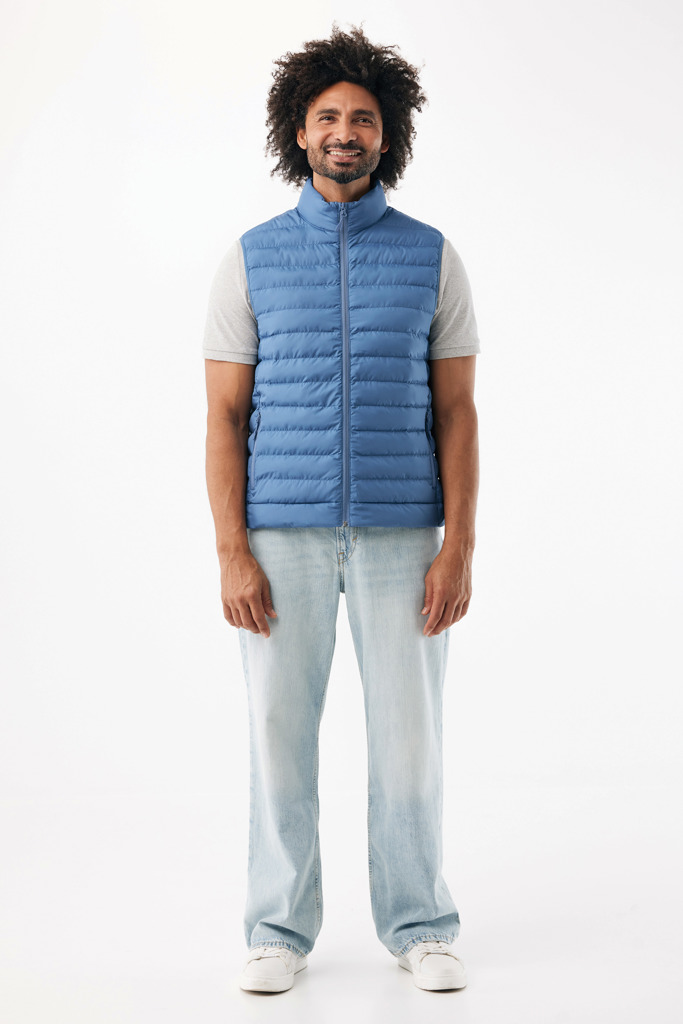 Meru Herren Bodywarmer aus recyceltem Polyester, moon blue