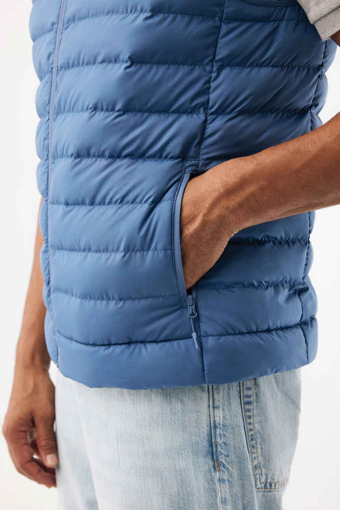 Meru Herren Bodywarmer aus recyceltem Polyester, moon blue