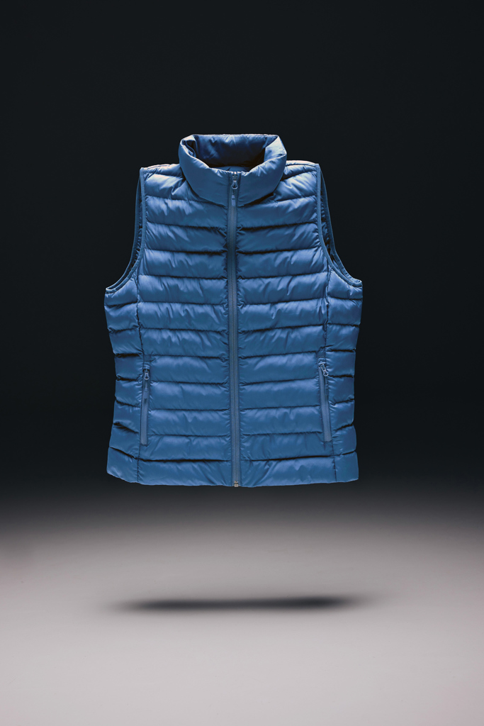 Meru Herren Bodywarmer aus recyceltem Polyester, moon blue