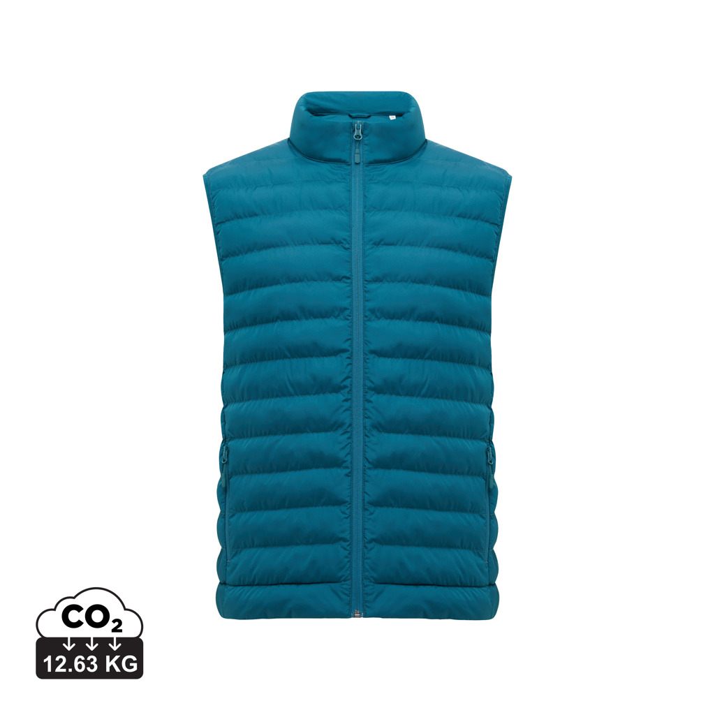 Meru men recycled polyester bodywarmer, dark teal
