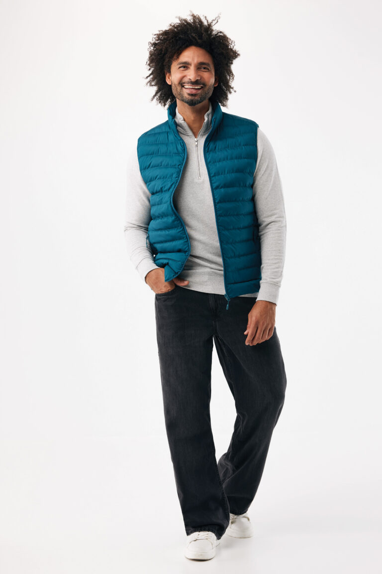 Meru men recycled polyester bodywarmer, dark teal