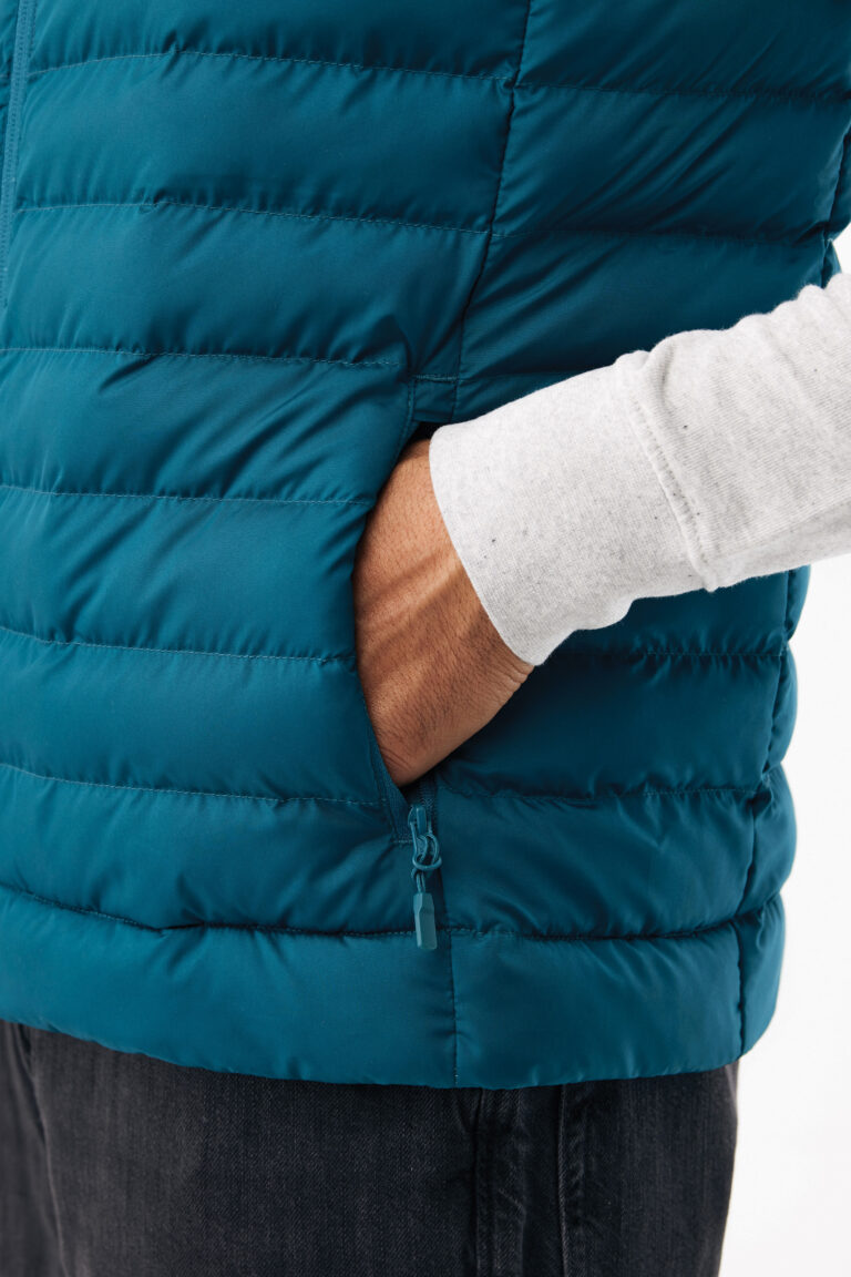 Meru men recycled polyester bodywarmer, dark teal