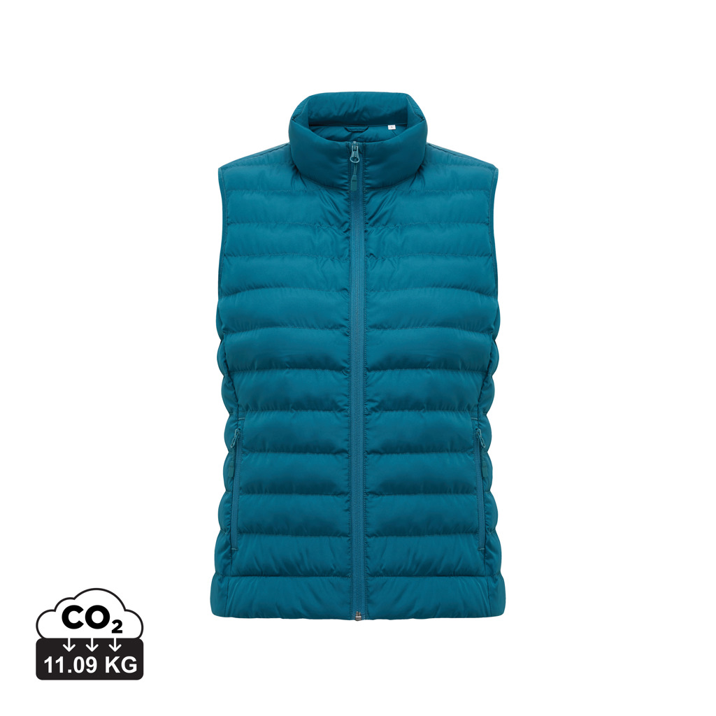 Meru women recycled polyester bodywarmer, dark teal