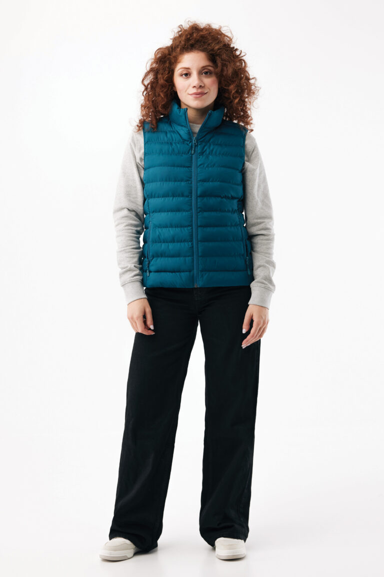 Meru women recycled polyester bodywarmer, dark teal