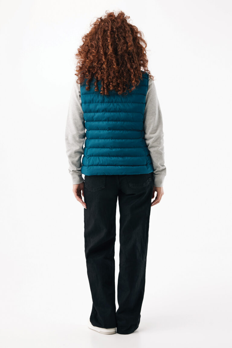 Meru women recycled polyester bodywarmer, dark teal