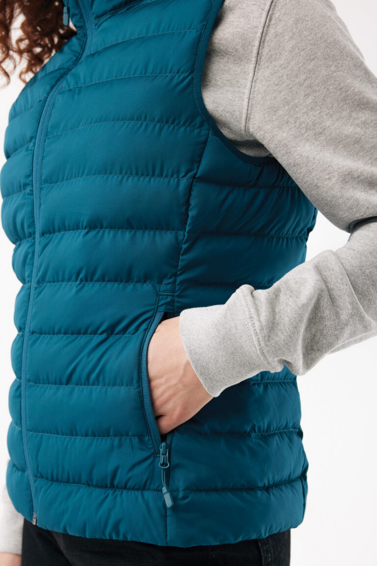 Meru women recycled polyester bodywarmer, dark teal
