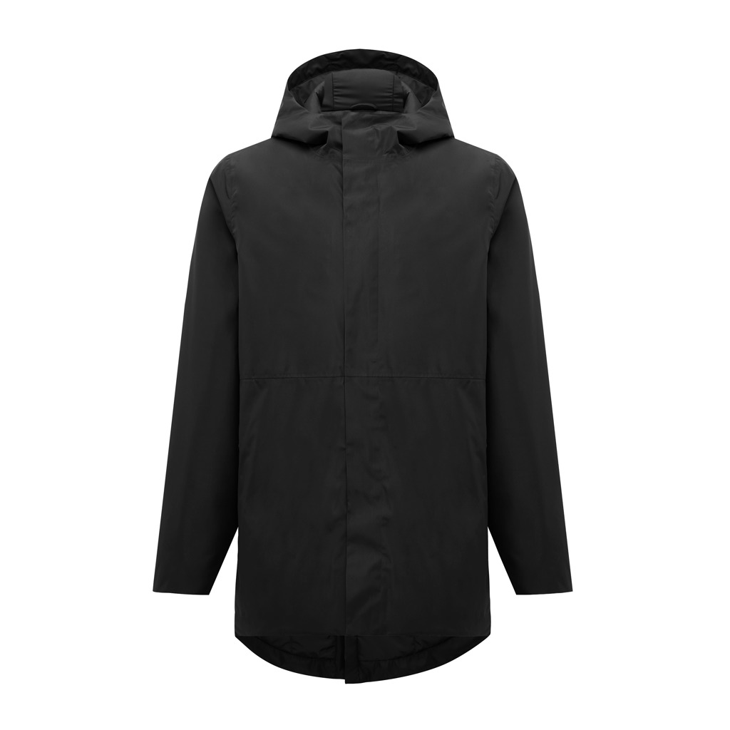 IQONIQ Thelon recycled polyester parka, black