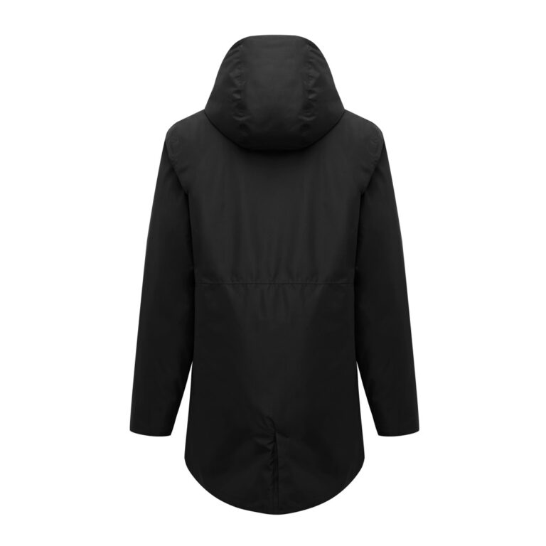 IQONIQ Thelon recycled polyester parka, black