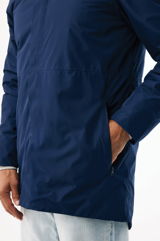 IQONIQ Thelon recycled polyester parka, navy