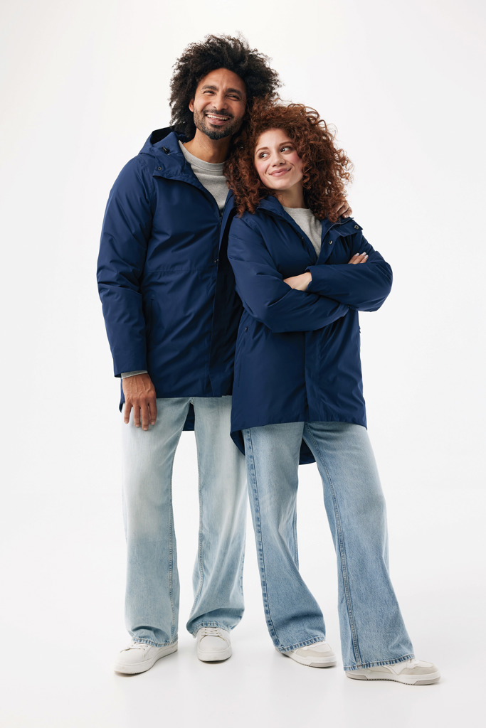 IQONIQ Thelon recycled polyester parka, navy