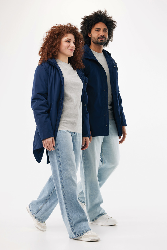 IQONIQ Thelon recycled polyester parka, navy