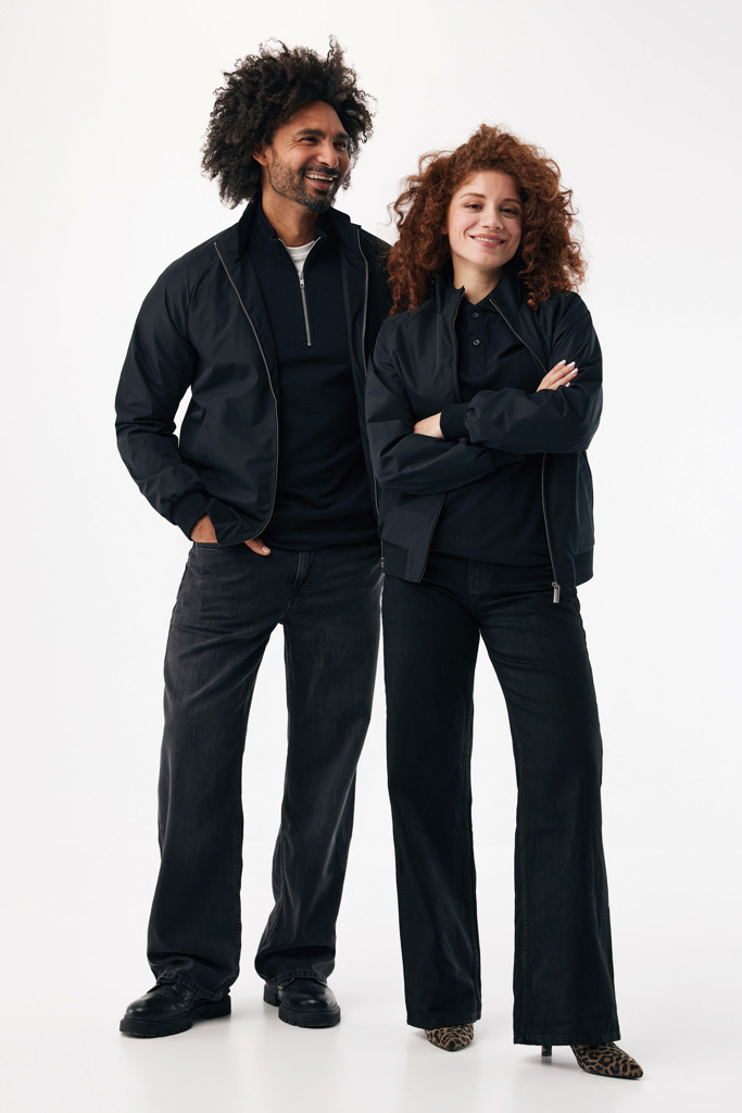 IQONIQ Odin recycled polyester urban jacket, black