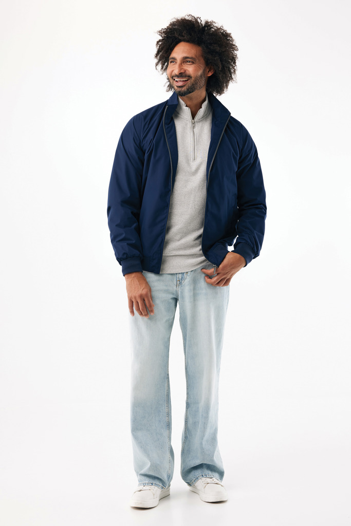 IQONIQ Odin recycled polyester urban jacket, navy