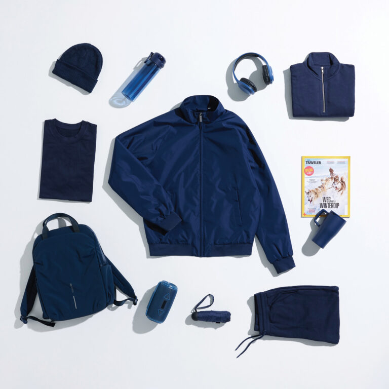 IQONIQ Odin recycled polyester urban jacket, navy