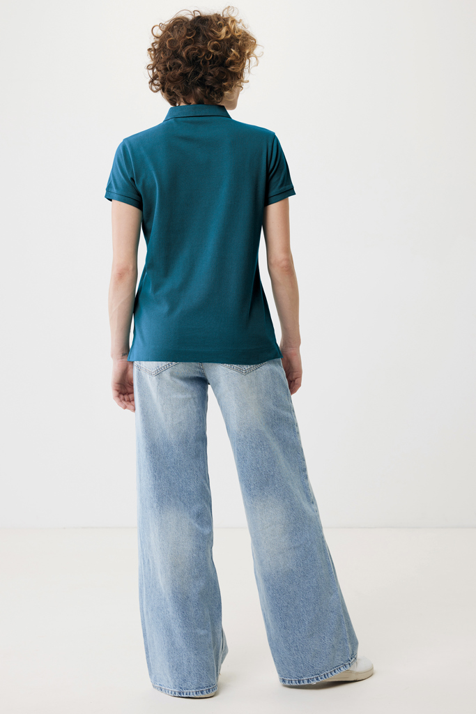 IQONIQ Yosemite piké i återvunnen bomull för kvinnor, dark teal