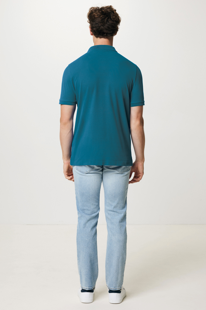 IQONIQ Yosemite Piqué-Poloshirt aus recycelter Baumwolle, dark teal