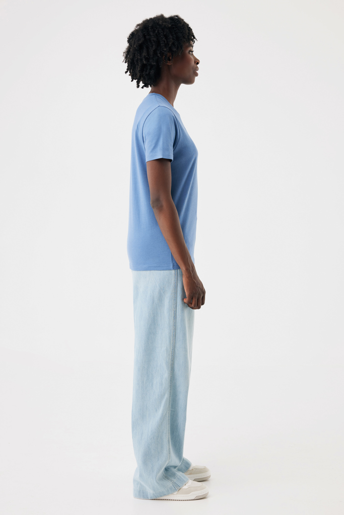 Sierra lichtgewicht gerecycled katoen t-shirt, moon blue