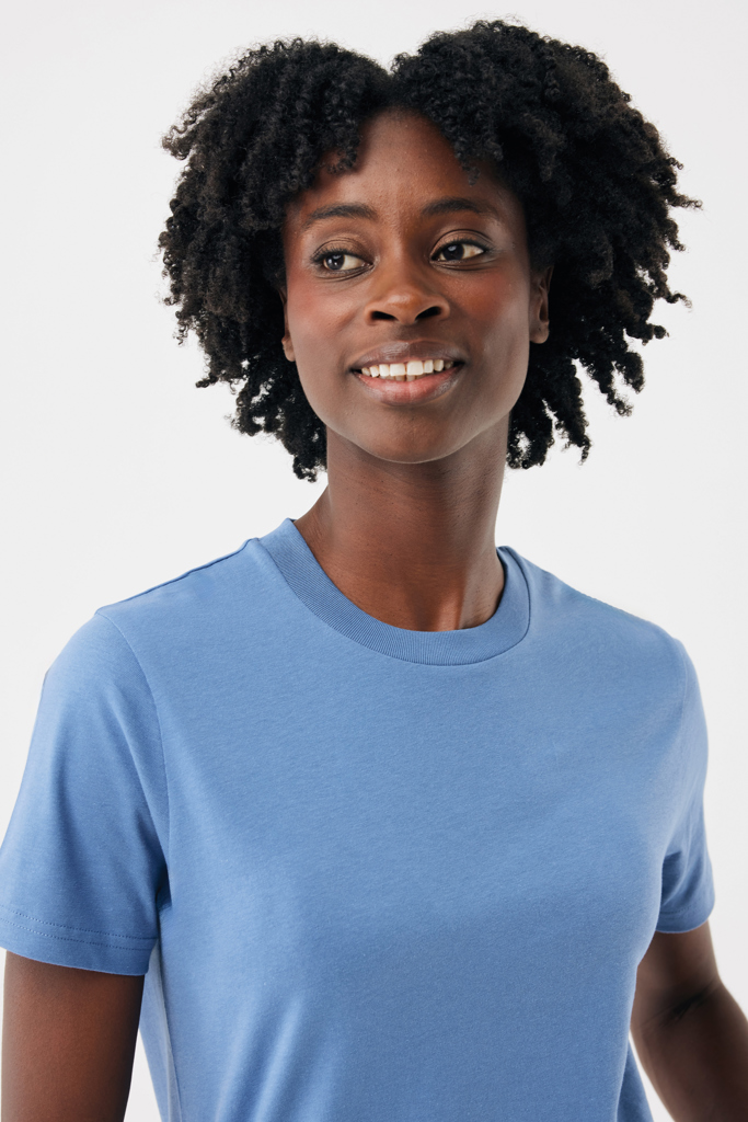 Sierra lichtgewicht gerecycled katoen t-shirt, moon blue