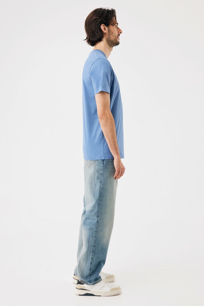 Sierra lichtgewicht gerecycled katoen t-shirt, moon blue
